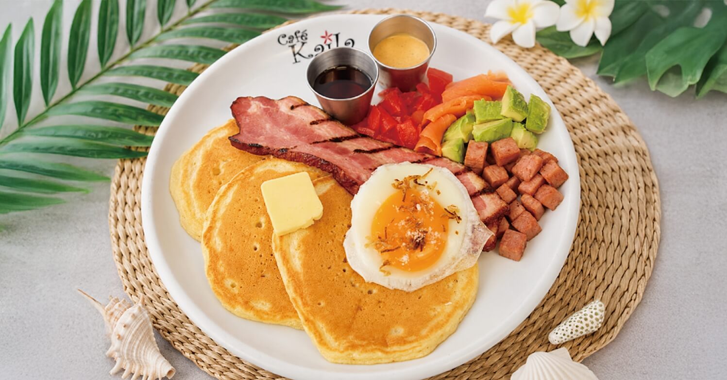 塩キャラメルバナナブリュレパンケーキ